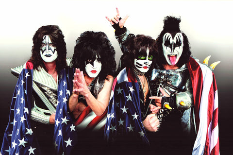 KISS - American Flag Portrait