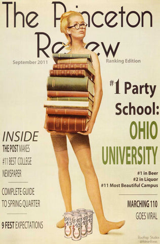 Ohio University #1 Party School Poster