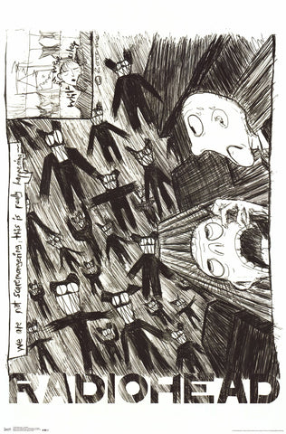 Poster: Radiohead - Scribble
