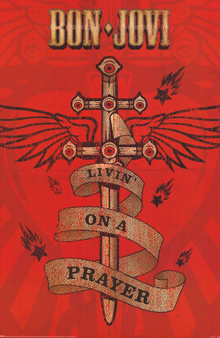 Poster: Jon Bon Jovi - Livin' on a Prayer