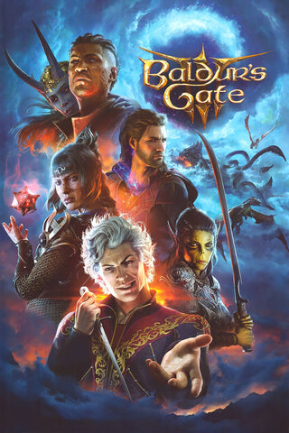 Baldur's Gate III Video Game Poster