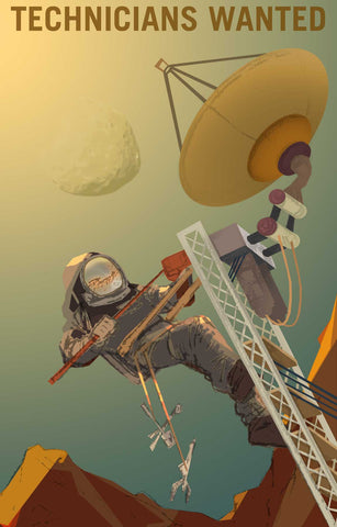 Poster: NASA Mars Recruitment - Assembly Required (11"x17"