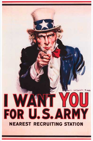 Uncle Sam I Want You Poster