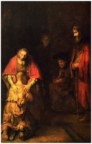 Rembrandt Return of the Prodigal Son Poster
