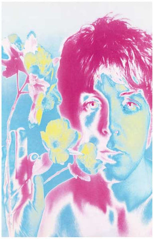 Beatles Psychedelic Paul McCartney Poster