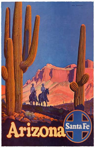 Santa Fe Railroad Poster