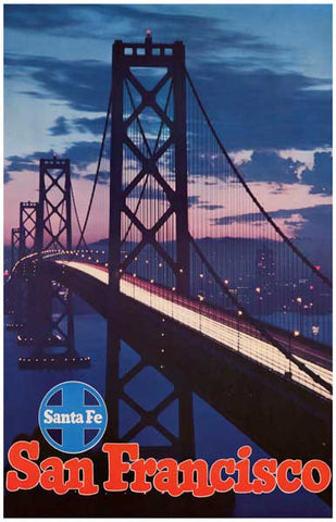 Santa Fe Railroad Poster