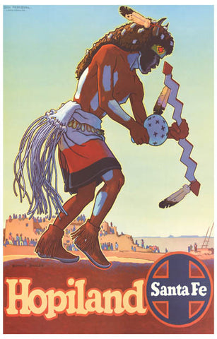 Santa Fe Railroad Poster