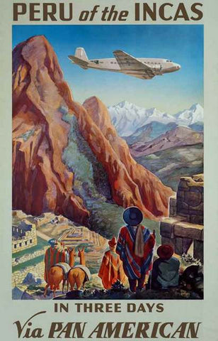 Peru Travel Ad Poster