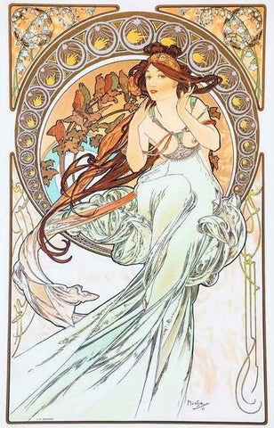 Alphonse Mucha Art Poster