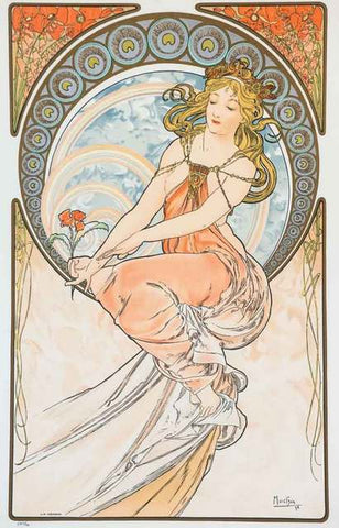 Alphonse Mucha Art Poster