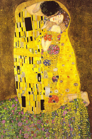 Gustav Klimt The Kiss Poster 24x36