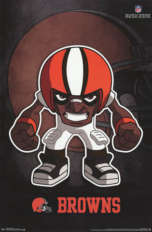 Cleveland Browns NFL Football Poster