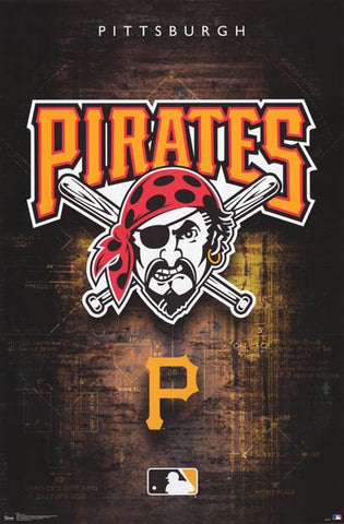 Pittsburgh Pirates MLB Baseball Poster