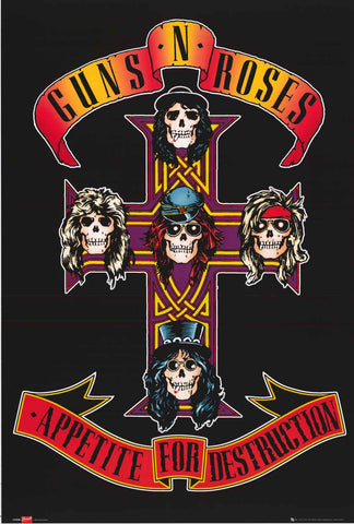 Guns N' Roses Band Poster