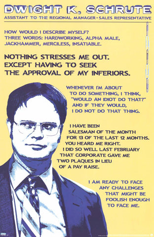 Poster: The Office Dwight Schrute (