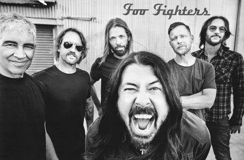 Foo Fighters Band Portrait Poster