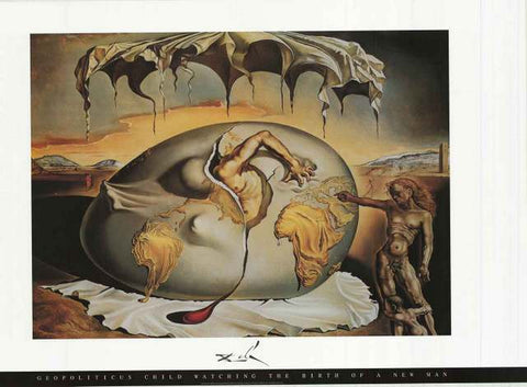 Salvador Dali Geopoliticus Child Poster