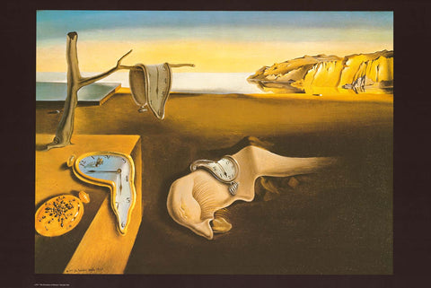Salvador Dali Persistence of Memory Poster 