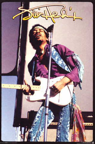 Poster: Jimi Hendrix - On Stage
