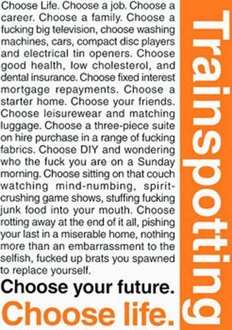 Trainspotting Movie Poster