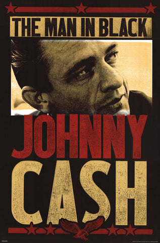 Poster: Johnny Cash - The Man in Black