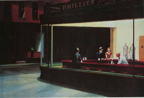 Edward Hopper Nighthawks Poster