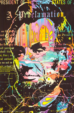 Poster: Dean Russo - Abe's Proclamation Art