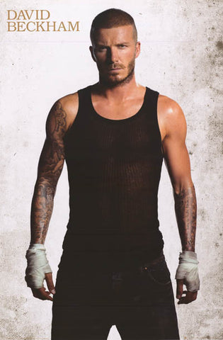 David Beckham Portrait Poster