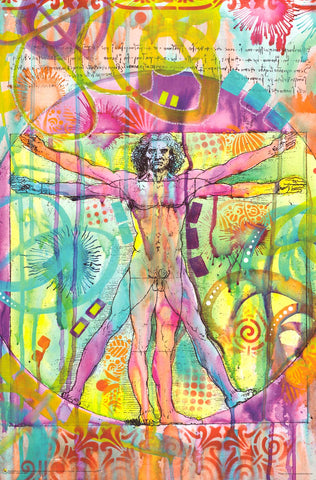 Poster: Dean Russo - Vitruvian Man Art