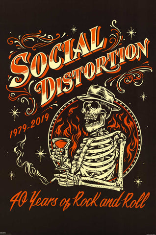 Poster: Social Distortion - 40 Years