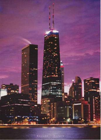 Chicago John Hancock Building Skyline Poster