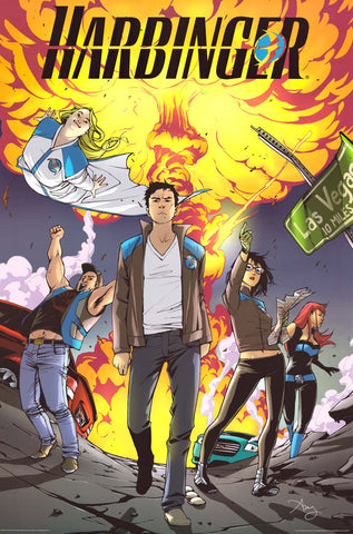 Poster: Harbinger - Valiant Comics - Explosion 24x36
