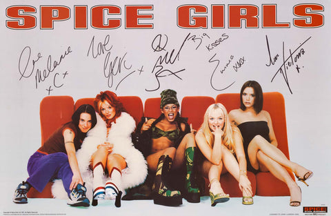 The Spice Girls Signature Portrait 1997 Poster 