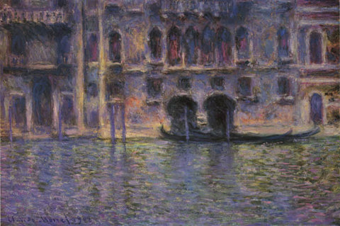 Claude Monet Palazzo da Mula Venice Poster