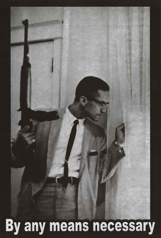 Malcolm X Portrait Poster