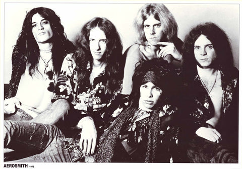 Aerosmith 1975 Band Portrait Poster