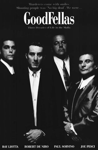 Goodfellas Movie Cast Poster 24x36