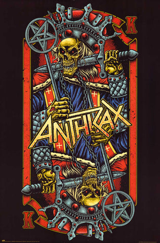 Poster: Anthrax - Playing Card