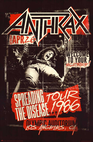 Poster: Anthrax - Spreading the Disease