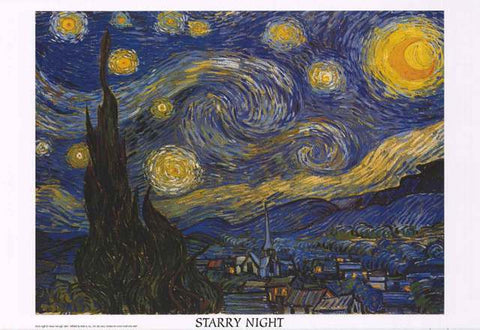 Van Gogh Starry Night Poster