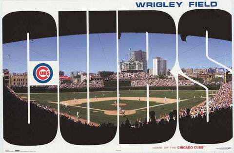 Chicago Cubs Wrigley Field Poster