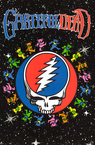 Poster: Grateful Dead - Bears & Logo 