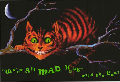 Alice in Wonderland Cheshire Cat Poster
