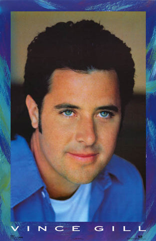 Vince Gill Portrait Poster