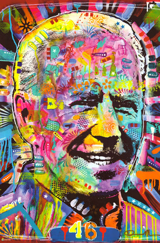 Joe Biden By Dean Russo Art Poster