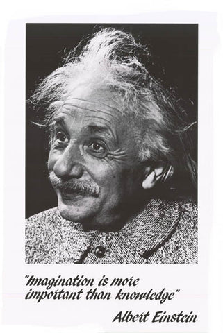 Albert Einstein Quote Poster
