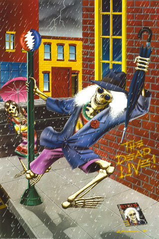 Poster: Grateful Dead - Dead Live (24"x36")