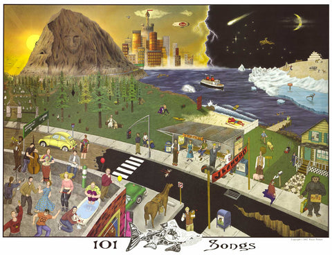Phish 101 Songs Poster 24x31