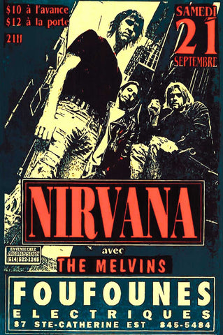 Poster: Nirvana - French Concert Poster